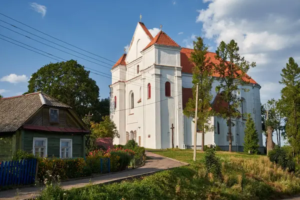 Vista Antiga Igreja Farnese Transfiguração Senhor Novogrudok Bielorrússia — Fotografia de Stock