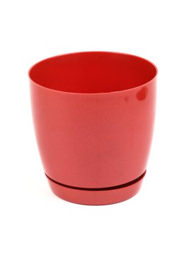 Empty flower pot isolated on white. High resolution photo. Full depth of field.