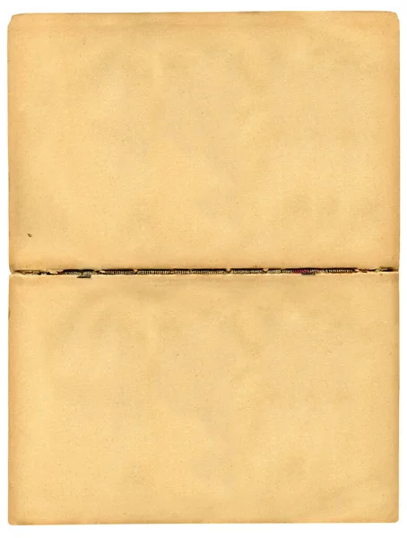 Turn of yellowed pages, old vintage open book isolated on white background. High resolution photo. Full depth of field.