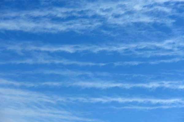 Moln Den Blå Himlen Ljusblå Landskap Miljön Dagtid Skyline Horisont — Stockfoto