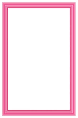 Beyaz arkaplanda görüntü oranı 2 'ye 3 olan fotoğraf ve tasarım için dikey çerçeve. Birçok renkli satırdan oluşan yaratıcı çerçeve.