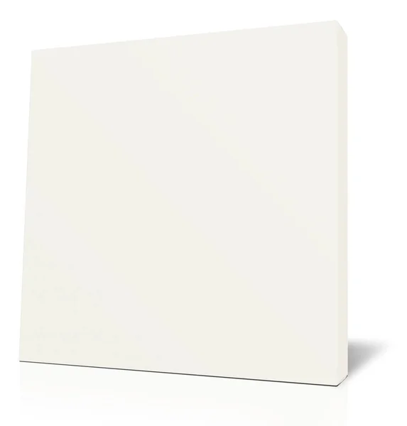 White Canvas Wraps Template 프리젠테이션 레이아웃 디자인을 것이다 렌더링 디지털화 — 스톡 사진