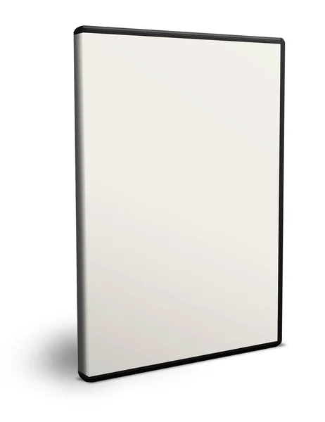 Dvd Caja Blanco Plantilla Blanca Para Diseños Presentación Diseño Representación — Foto de Stock