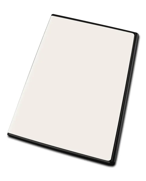 Dvd Caja Blanco Plantilla Blanca Para Diseños Presentación Diseño Representación — Foto de Stock
