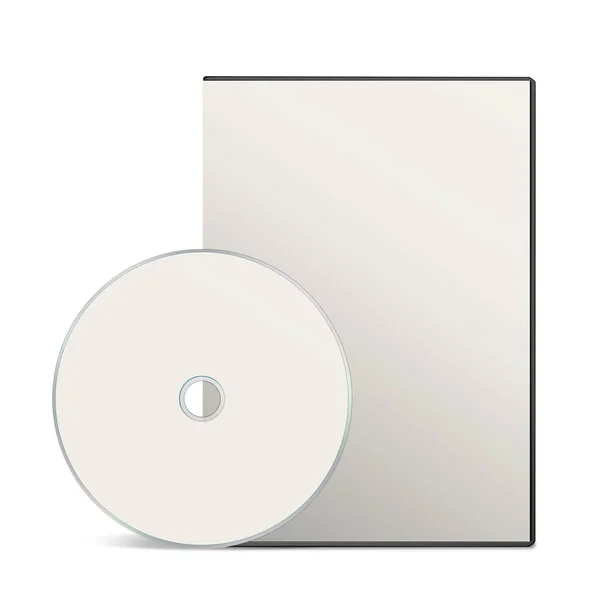 Dvd Box Modello Bianco Layout Presentazione Design Rendering Immagine Generata — Foto Stock