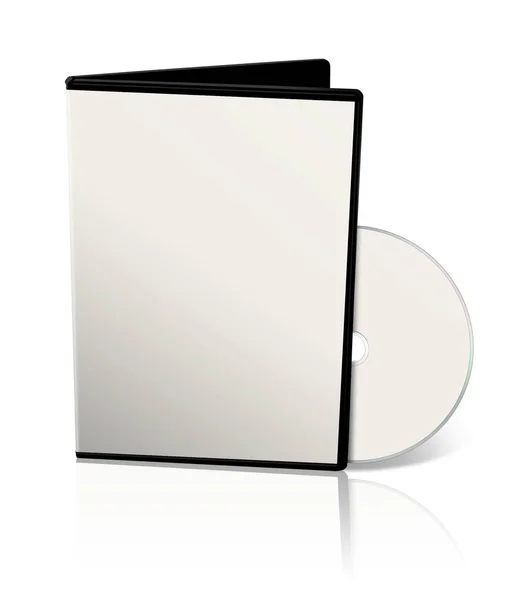 Dvd Box Blank Template White Presentation Layouts Design Rendering Digitally — Stock Photo, Image