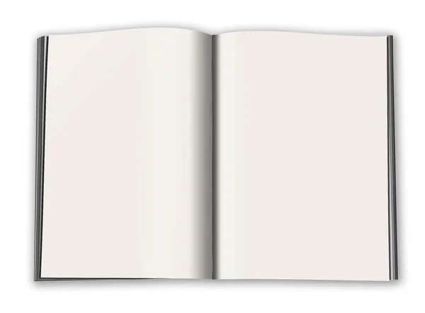 Λευκό Περιοδικό Κενό Πρότυπο Για Τις Διατάξεις Παρουσίασης Και Σχεδιασμό — Φωτογραφία Αρχείου