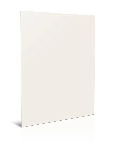 White Reports Plantilla Blanco Para Diseños Presentación Diseño Representación Imagen — Foto de Stock