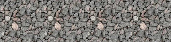 Seamless Long Banner Top View Grey Stone Background High Resolution — Stock Photo, Image