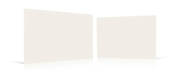 Sunum Düzeni Tasarımı Için Beyaz Ekran Görüntüsü Boş Şablon Ekle — Stok fotoğraf