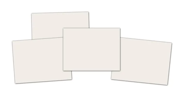 White Insert Relatório Screenshoot Modelo Branco Para Layouts Apresentação Design — Fotografia de Stock