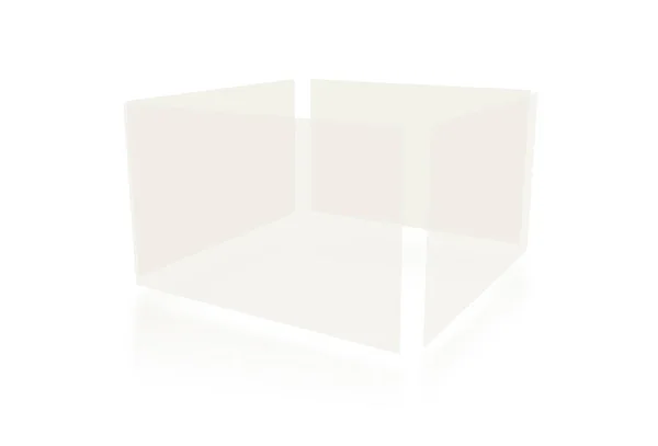 Bianco Inserisci Report Screenshoot Modello Vuoto Layout Presentazione Design Rendering — Foto Stock
