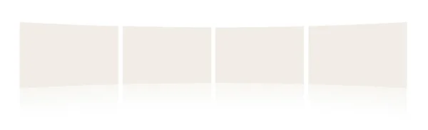 White Insert Report Oder Screenshot Leervorlage Für Präsentationslayouts Und Design — Stockfoto