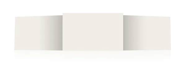 White Insert Report Oder Screenshot Leervorlage Für Präsentationslayouts Und Design — Stockfoto