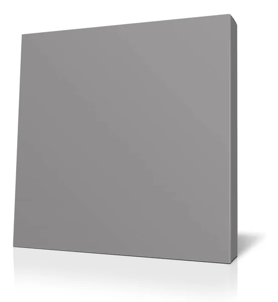 Grey Canvas Wraps Sjabloon Voor Presentatie Lay Outs Design Weergave — Stockfoto