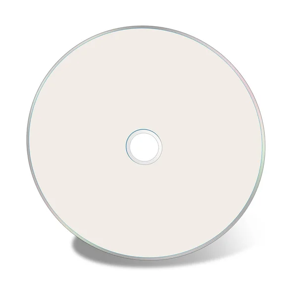 Plantilla Blanco Dvd Para Diseños Diseños Presentación Representación Imagen Generada — Foto de Stock