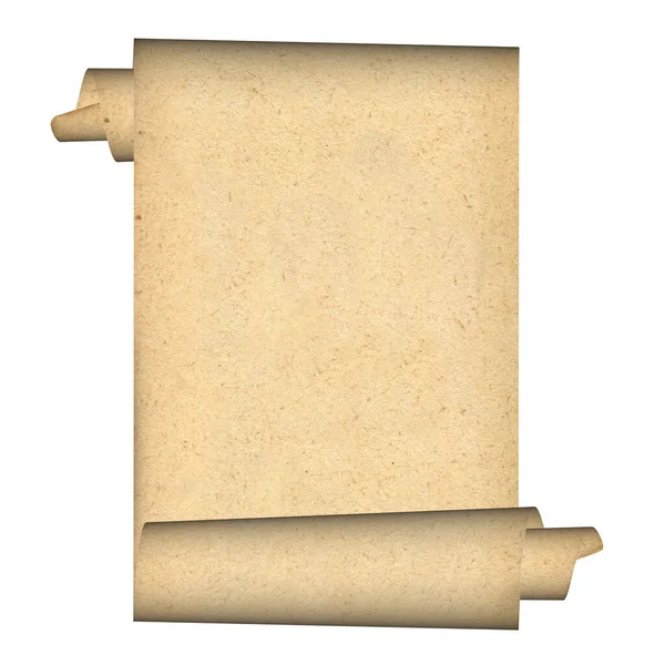 Анотація Паперових Рулонів Старого Вивітреного Гранжевого Паперу Великою Кількістю Місця — стокове фото