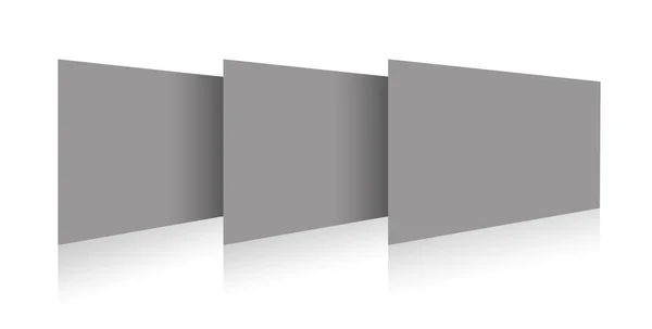 Grey Insert Rapport Screenshoot Blanco Sjabloon Voor Presentatie Lay Outs — Stockfoto