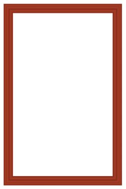 Beyaz arkaplanda görüntü oranı 2 'ye 3 olan fotoğraf ve tasarım için dikey çerçeve. Birçok renkli satırdan oluşan yaratıcı çerçeve.