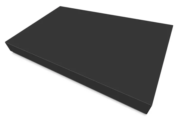 Modello Black Canvas Wraps Layout Presentazione Design Rendering Immagine Generata — Foto Stock