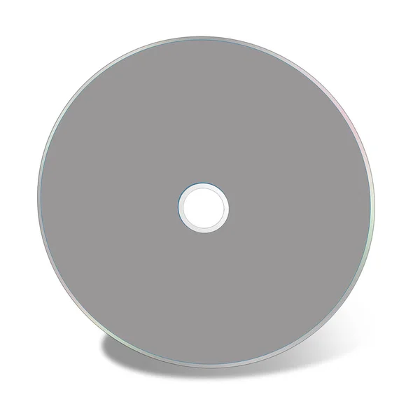 Plantilla Blanco Dvd Gris Para Diseños Presentación Diseño Representación Imagen — Foto de Stock