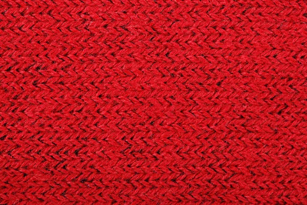 赤いテクスチャ生地の布 繊維の背景のクローズアップ 高解像度写真 場の深さ — ストック写真