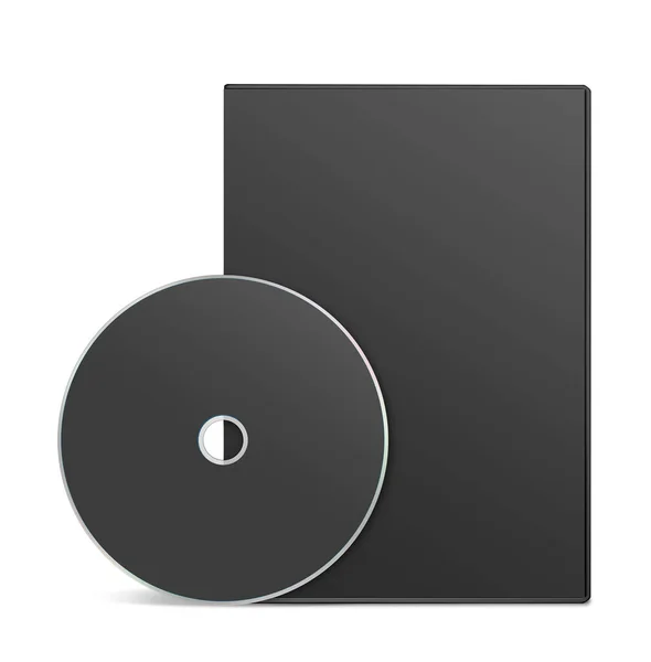 Dvd Box Blank Искушает Чёрный Макетов Презентаций Дизайна Рендеринг Цифровое — стоковое фото
