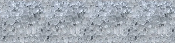 Sömlös Lång Fana Istextur Winter Textured Icy Bakgrund Närbild Hög — Stockfoto