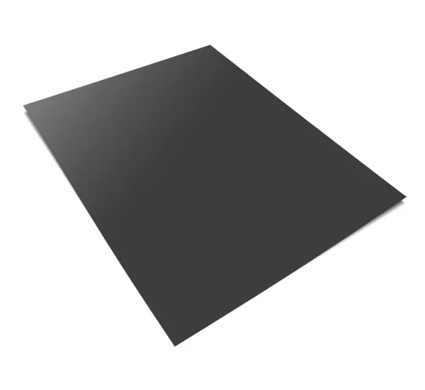 Modello Vuoto Black Reports Layout Presentazione Design Rendering Immagine Generata — Foto Stock