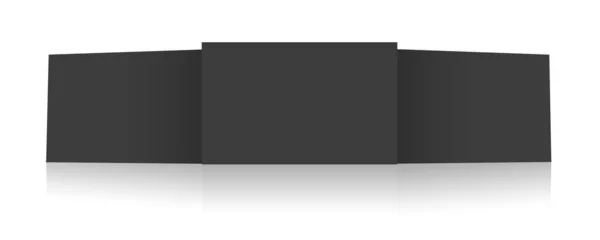 Black Inserisci Report Screenshoot Modello Vuoto Layout Presentazione Design Rendering — Foto Stock