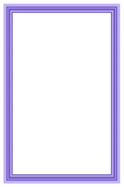 Beyaz arkaplanda görüntü oranı 2 'ye 3 olan fotoğraf ve tasarım için dikey çerçeve. Birçok renkli satırdan oluşan yaratıcı çerçeve.