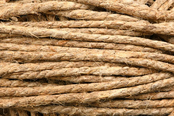 Skein Linen String Cord Isolated Coil Twine Jute Rope Hemp — Stock Photo, Image