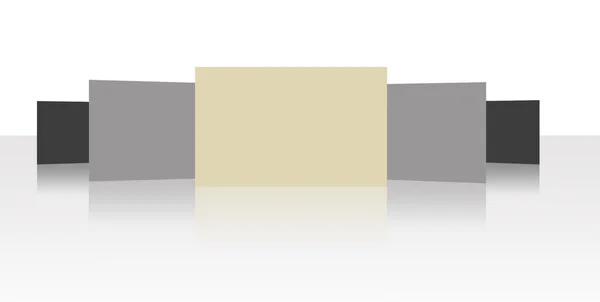 Insertar Informe Captura Pantalla Plantilla Blanco Gris Negro Para Diseños —  Fotos de Stock