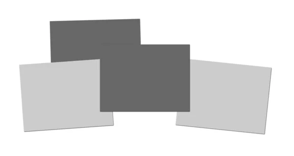 Insertar Informe Captura Pantalla Plantilla Blanco Gris Negro Para Diseños —  Fotos de Stock