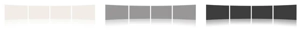 Inserir Relatório Screenshoot Modelo Branco Branco Cinza Preto Para Layouts — Fotografia de Stock