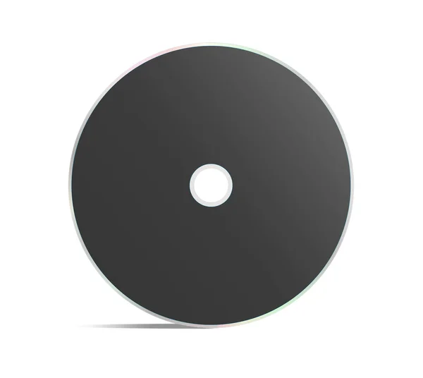 Plantilla Blanco Dvd Negro Para Diseños Diseños Presentación Representación Imagen — Foto de Stock