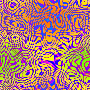 Renkli, dikişsiz desen. Yumuşak soyut geometrik desen. 