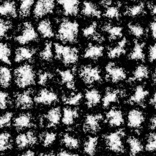 Delicate Witte Inkt Stippen Zwarte Achtergrond Naadloos Patroon Zacht Abstract — Stockfoto