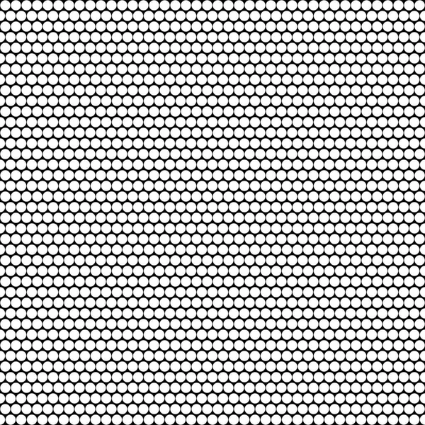 Ніжні Білі Поляки Чорному Тлі Безшовний Візерунок Який Абстрактний Геометричний — стокове фото
