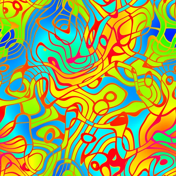 Patrón Sin Costura Injerto Multicolor Patrón Geométrico Abstracto Suave —  Fotos de Stock