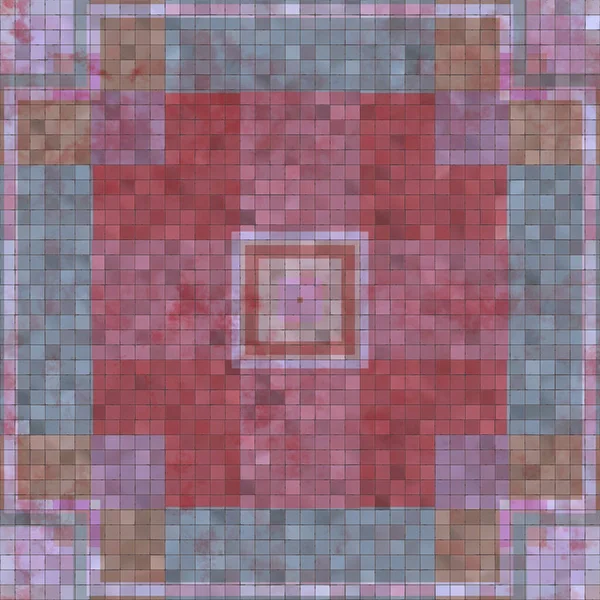 Kolorowe Geometryczne Bezszwowe Wzory Zdobią Styl Ścian Atlas Pompeje Koncepcja — Zdjęcie stockowe