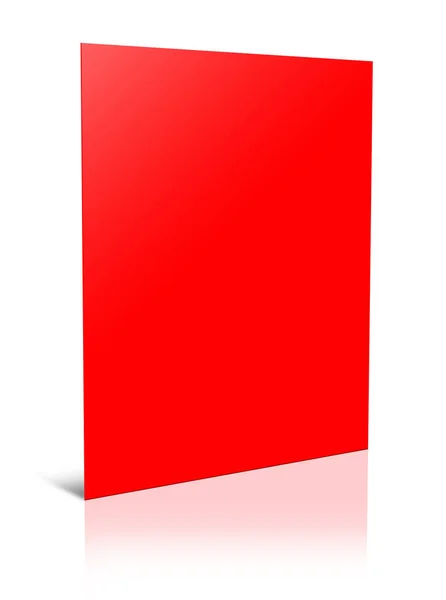 Красные Отчеты Пустой Шаблон Макетов Презентаций Дизайна Рендеринг Цифровое Изображение — стоковое фото