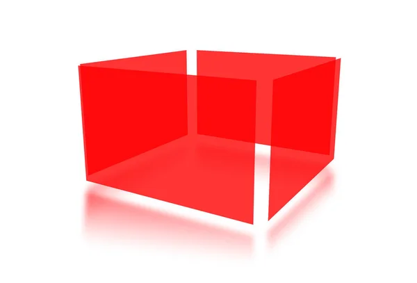 Красный Отчет Скриншот Бланка Презентации Макетов Дизайна Рендеринг Цифровое Изображение — стоковое фото