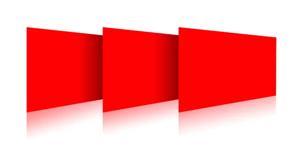 Red Insert Report Nebo Screenshoot Blank Template Presentation Layyouts Design — Stock fotografie
