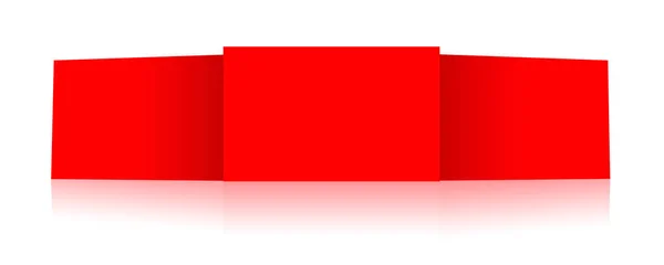 Красный Отчет Скриншот Бланка Презентации Макетов Дизайна Рендеринг Цифровое Изображение — стоковое фото