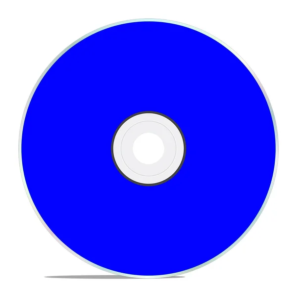 Vagy Dvd Üres Sablon Kék Bemutatásához Elrendezés Design Renderelés Digitálisan — Stock Fotó