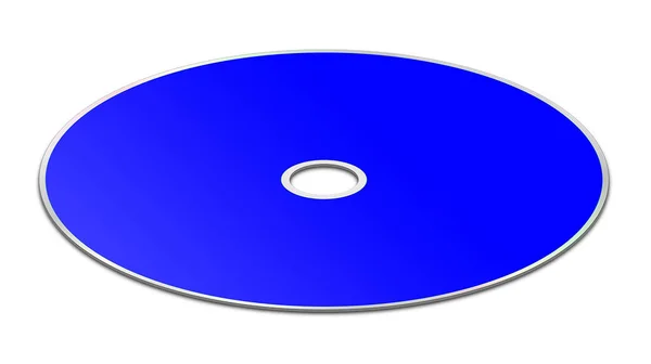 Dvd Modelo Branco Azul Para Layouts Apresentação Design Renderização Imagem — Fotografia de Stock