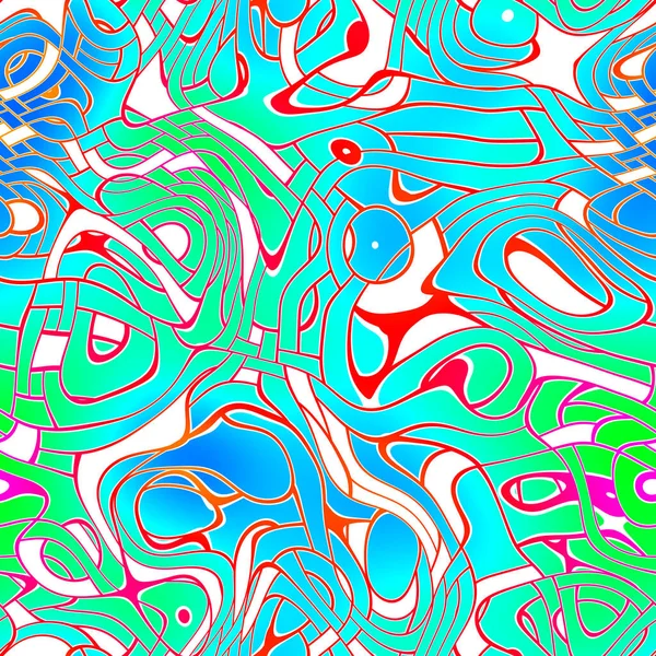 Разноцветная Граффити Бесшовная Модель Мягкий Абстрактный Геометрический Шаблон — стоковое фото