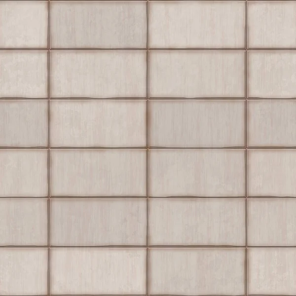 White Brick Seamless Texture White Grey Aged Brickwork Background Rendering — Stock Photo, Image