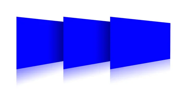 Blue Insert Report Nebo Screenshoot Blank Template Presentation Layyouts Design — Stock fotografie